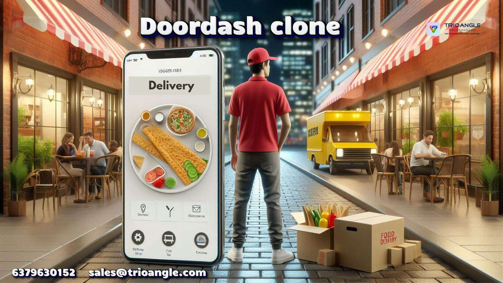 Read more about the article How DoorDash Clone Helps You Dominate Food Delivery Market?