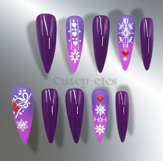 You are currently viewing From Drab to Fab: How Orchid Icicles Press-On Nails Elevate Your Style